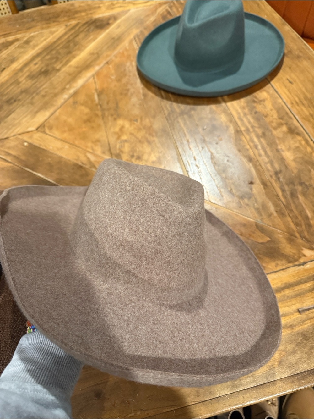 Target Women's Felt Fedora Pack in Olive, Teal, Taupe, Cream, Brown - Picture 5 of 6